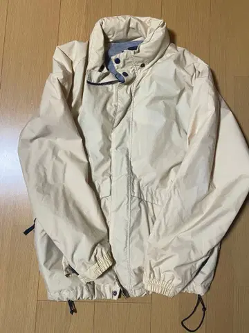 올드 유니클로 90s 나일론 자켓 후드 있음 드로우 코드 있음