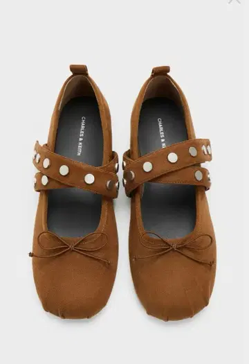 완판템 Gael 포스 스웨이드 스터드 크로스오버 스트랩 메리 제인