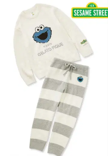 젤라또피케 세서미 스트릿 쿠키 몬스터 룸웨어