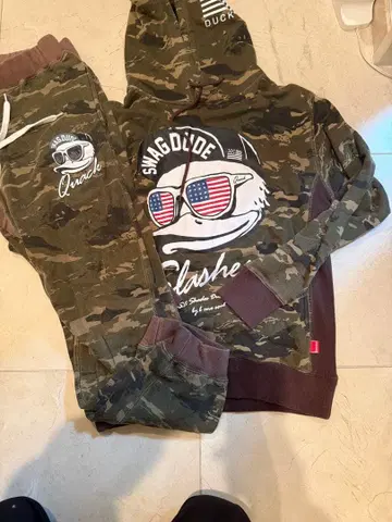 B/ONE SOUL 카모 패턴 셋업 M