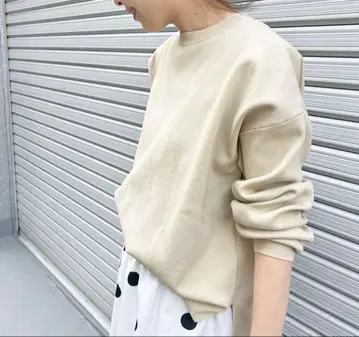 컨디션 최상 스픽 앤 스팬 워셔블 루즈 크루넥 풀오버