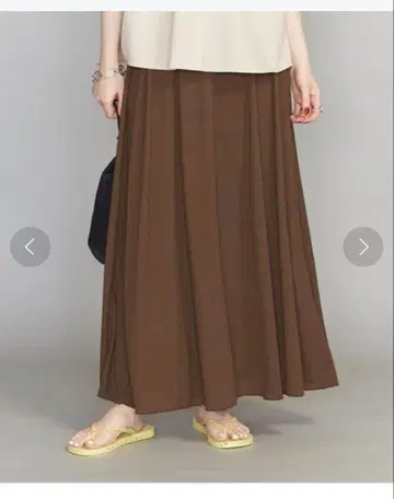 유나이티드 애로우즈 이지 맥시 스커트 롱 스커트