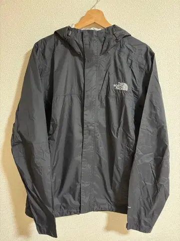 [새상품급] THE NORTH FACE 블랙 나일론 자켓 후드 부착