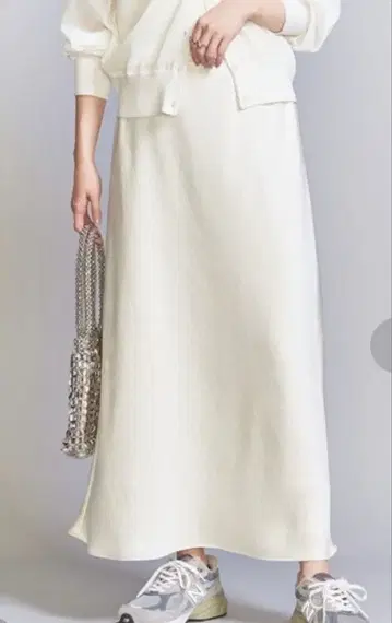 폴리에스테르 머메이드 플레어 스커트 2