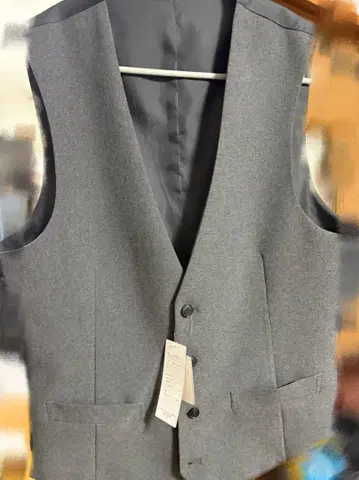 그레이 수트 베스트 S 사이즈