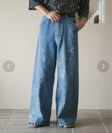 [ 미사용 새상품 ] Casper John 핸드크라프트 데님