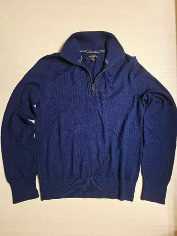 BANANA REPUBLIC 네이비 하프 지퍼 니트 M
