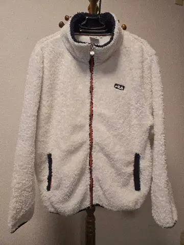 FILA 플리스 자켓 화이트