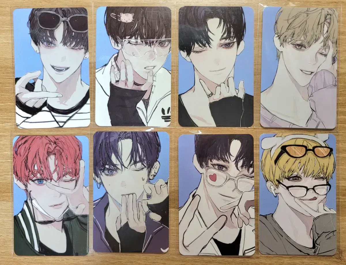 Kim Bu-rok Demutj Wink Wink Four-Cut Full Set Poca Photocard + Postcard Original Price WTS