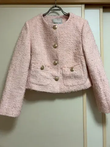 아푸와이저 리셰 크롭 트위드 자켓