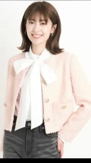 아푸와이저 리셰 크롭 트위드 자켓