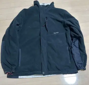NAUTICA 블랙 플리스 자켓