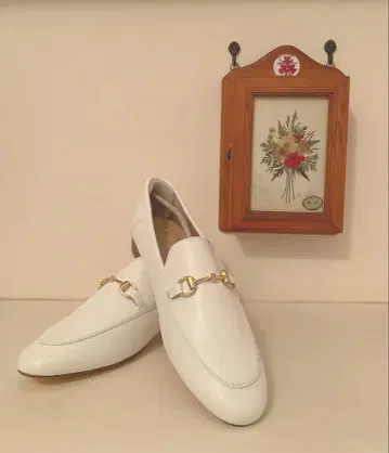 fin 비트 로퍼 로퍼 화이트 아이보리