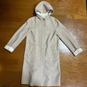 미사용급 MACKINTOSH 후드 부착 롱 코트 베이지 사이즈 40