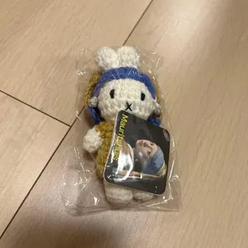 미사용 새상품 미피 저스트더치 키체인 고흐 진주 귀걸이