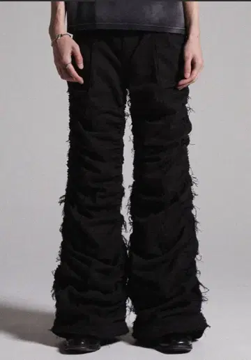 GRANCY 코튼 팬츠 S 블랙