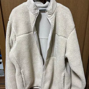 GU 플리스 자켓 XL 아이보리