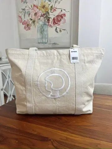 북유럽 덴마크 이야마 지퍼 달린 토트백(대)