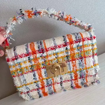 [ 새상품급 ] FURLA 트위드 2way 백 BAFKACO