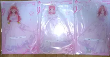 5등분의 신부 제일복권 다섯 쌍둥이로부터 사랑을 담아 F상 3개 세트