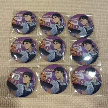 하이큐!! 오토야 홀로그램 캔뱃지 우시지마 와카토시 9점