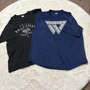 보라즈 T셔츠 2장 세트 L 사이즈