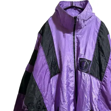 빈티지 구제 의류 80s 나일론 자켓 블루종 기믹 포함 테크