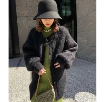 ameri vintage 2WAY MOHAIR SHAGGY KNIT