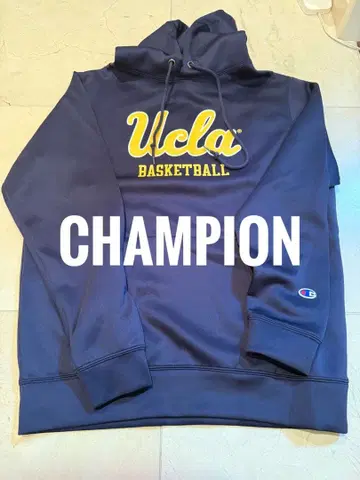 Champion UCLA Basketball 후드티 네이비