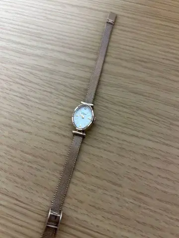 노제스 골드 타원형 손목시계