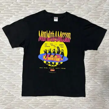 MAN WITH A MISSION 맨위즈 블랙 T셔츠 L 사이즈
