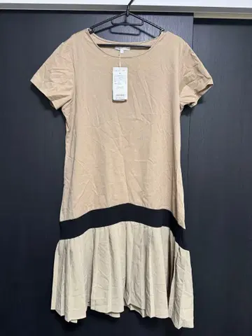 rienda 베이지 반팔 튜닉 FREE