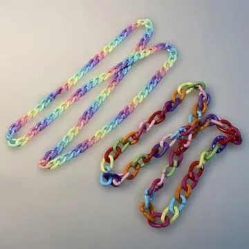 체인 컬러풀 2개 세트 플라스틱제 체인