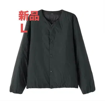 이번 시즌 모델 무인양품 경량 다운 포켓터블 노카라 자켓 신사 L