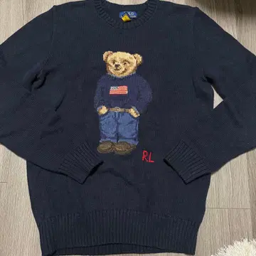[ 새상품급 ] 폴로 랄프로렌 폴로베어 니트 네이비