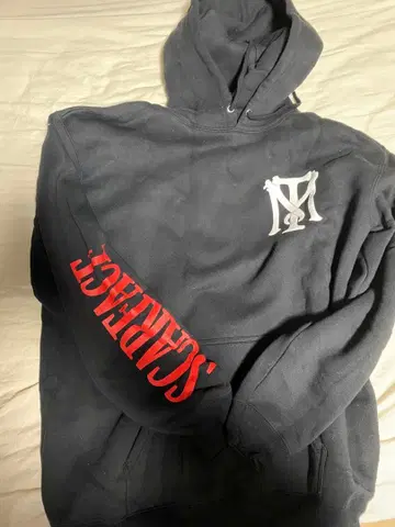 SCARFACE 후드 부착 후드티 marbles 속기모