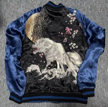 사토리 스카잔 자수 리버서블 사토리 satori 달 늑대