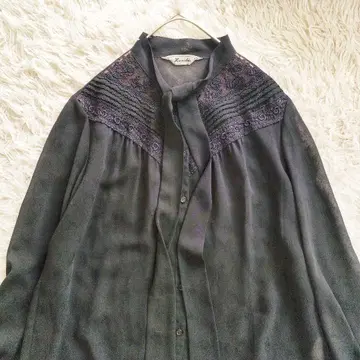 보타이 레이스 자수 장미 올 패턴 레트로 zenshin