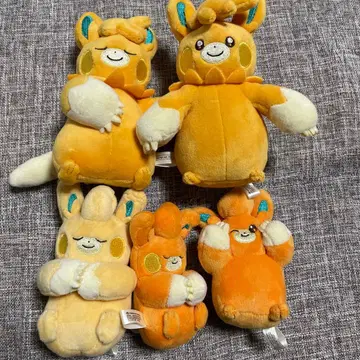 pamo no mure 파모 파모트 퍼모트 봉제 인형 5점 포켓몬 센터