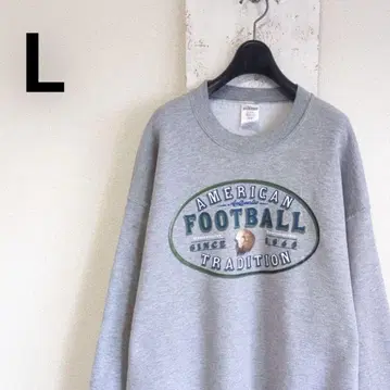 구제 의류 저지 맨투맨 그레이 L 미식축구
