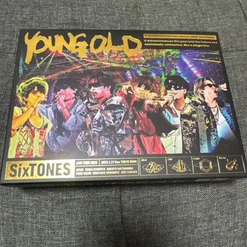 익명 배송 초회 한정판 SixTONES YOUNG GOLD Blu-ray