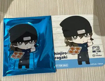 R Baker 페르소나 3R 아라가키 신지로 아크릴 스탠드 코스터 세트