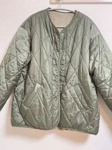 coca 리버서블 퀼팅 블루종 보아 블루종 2way M