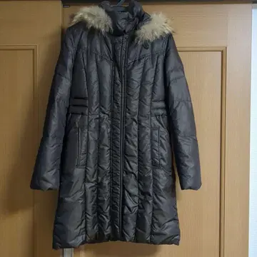 UNTITLED 후드 부착 롱 다운 자켓 사이즈 2 L