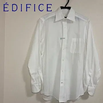 EDIFICE Le plus eleve 긴팔 드레스 셔츠 화이트