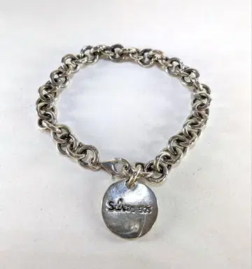 실버 925 라운드 택 팔찌