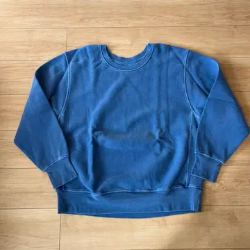 LES TIEN CROP SWEAT 블루 L