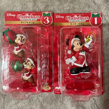 디즈니 크리스마스 오너먼트 제일복권 칩 데일 미키마우스