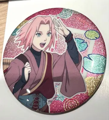 NARUTO 나루토 질풍전 애니메이션 여아 페스티벌 한정판 캔뱃지 사쿠라