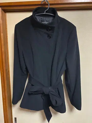 INDIVI 벨티드 코트